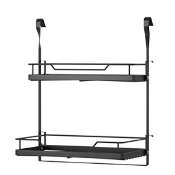 Кухненски рафт за съдове, неръждаема стомана, стенен монтаж, Л‑образен дизайн, мултифункционално съхранение