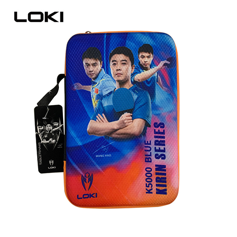 Asztaliteniszütő, 2 darabos készlet, Thor Loki, poplar penge, antiadhéziós gumi, kezdőknek