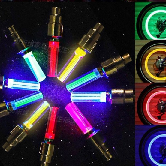 Svjetleći ventil bicikla – MTB oprema za noćnu vožnju (Obrada i prilagodba: Ne; Marka: Friendly; Uvoz: Ne; Glavno tržište: Drugo; Nema privatne marke)