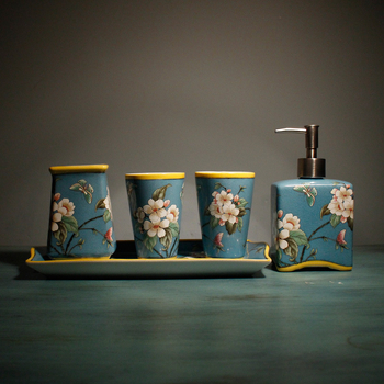 ZT Nordic stil keramički set za kupaonicu, pet dijelova