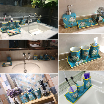 ZT Nordic stil keramički set za kupaonicu, pet dijelova