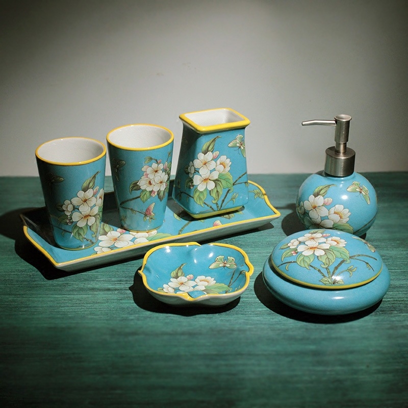 ZT Nordic stil keramički set za kupaonicu, pet dijelova