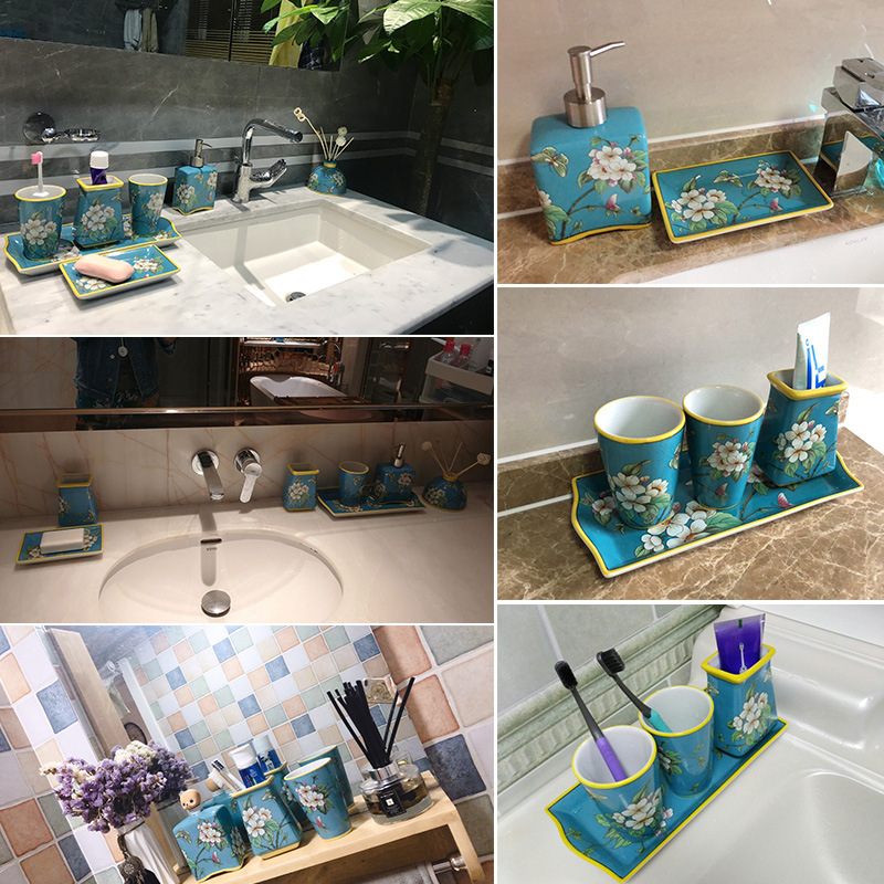 ZT Nordic stil keramički set za kupaonicu, pet dijelova