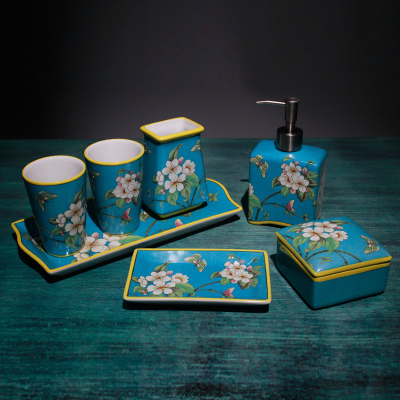 ZT Nordic stil keramički set za kupaonicu, pet dijelova