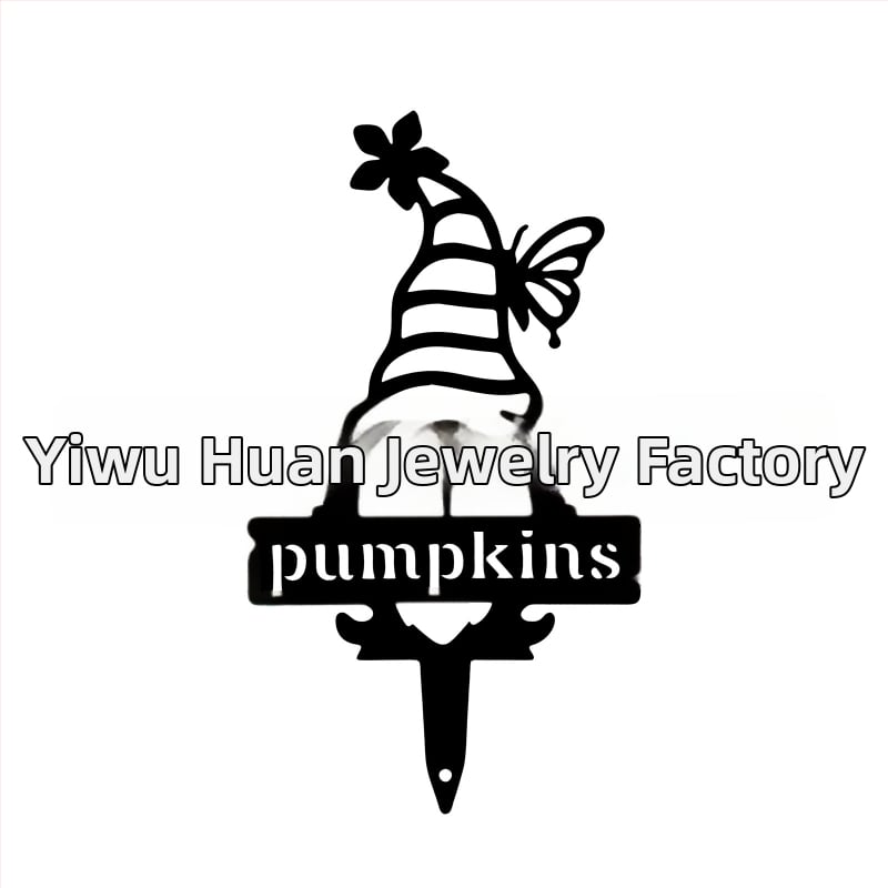 Метална градинска гном-скулптура за открито посрещане (Материал: метал; Стил: модерен минимализъм; Подходящ за подарък; Бранд: Yue Chan Jewelry)