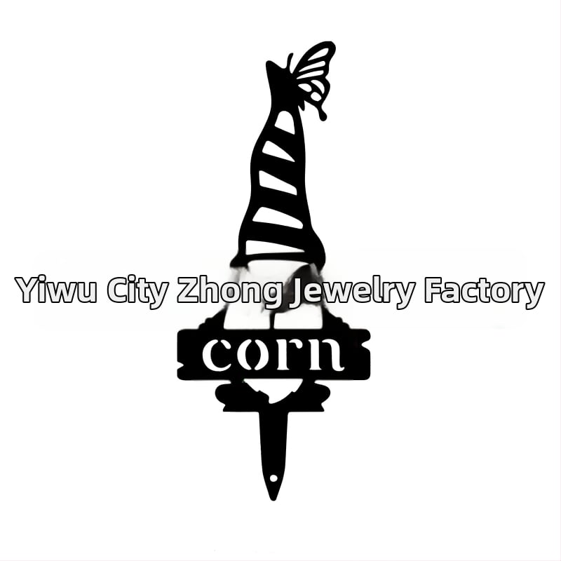 Метална градинска гном-скулптура за открито посрещане (Материал: метал; Стил: модерен минимализъм; Подходящ за подарък; Бранд: Yue Chan Jewelry)