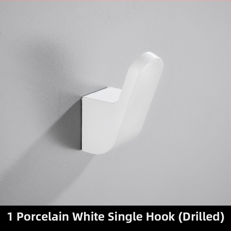 Единична закачалка за дрехи, Space алуминий, стенен монтаж, боядисана повърхност, стил Светъл лукс, марка Ouzhizhuo