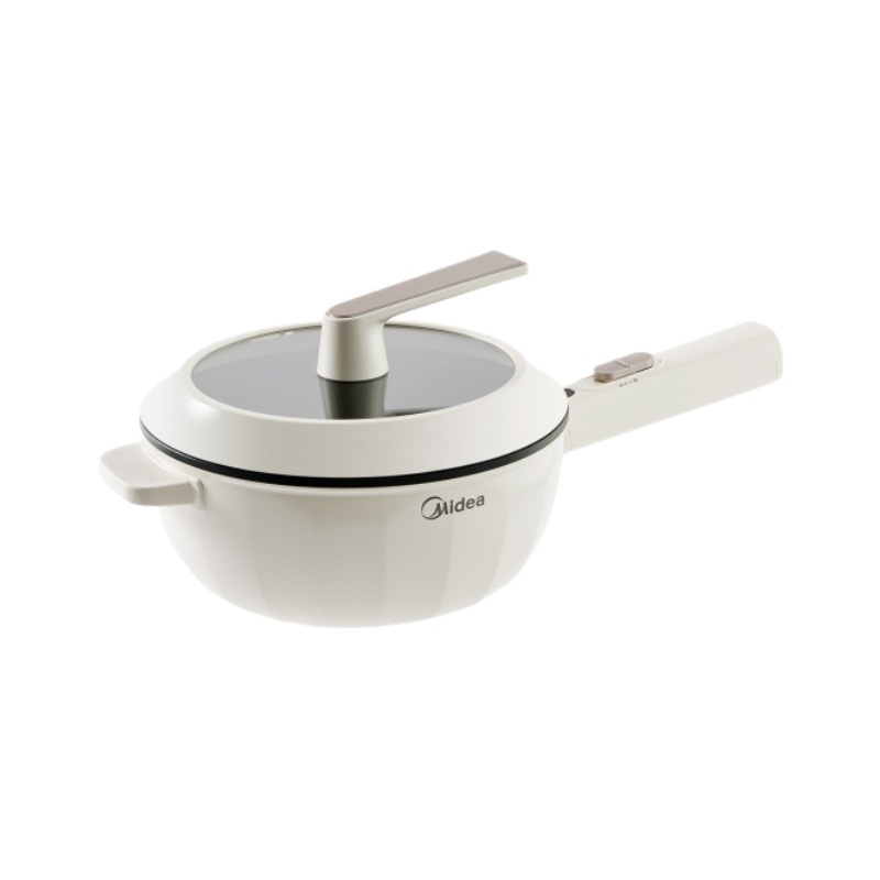 Električni wok s neprijanjajućim premazom, višefunkcionalna kuhala posuda, 3–4 L, snaga 1001–1200 W, funkcija sprječavanja suhog grijanja, mehaničko upravljanje