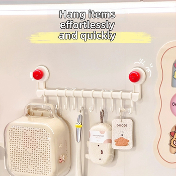 Кухненски държач в ред за стенен монтаж с вакуумни чашки, без пробиване, многофункционална поставка за прибори (лъжици, лопатки); Материал: PP+PET; Тегло: 300 g; Обработка: пръскано боядисване; Стил: модерен минимализъм