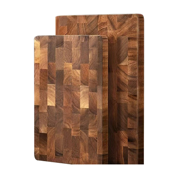 Дървена дъска за рязане с акациево дърво и шахматен модел, геометричен квадратен дизайн, за домашна употреба, преносима, антибактериална