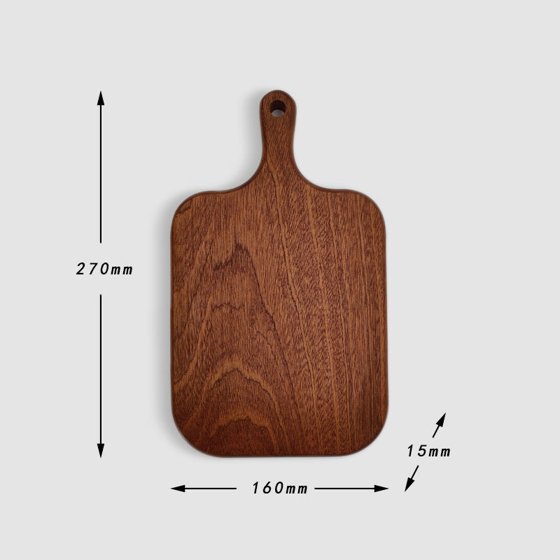 Дъска за рязане от ебоново дърво – твърдо дърво, антибактериална и против мухъл, кухненска дъска за нарязване