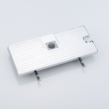 Bez bušenja kupaonski ormar za tuš — moderni minimalistički stil, model C-3, verzije tanjura s kružnim i kvadratnim otvorima (elektroplatinirano/sprej premazano)