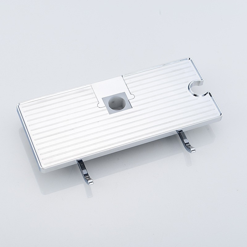 Bez bušenja kupaonski ormar za tuš — moderni minimalistički stil, model C-3, verzije tanjura s kružnim i kvadratnim otvorima (elektroplatinirano/sprej premazano)