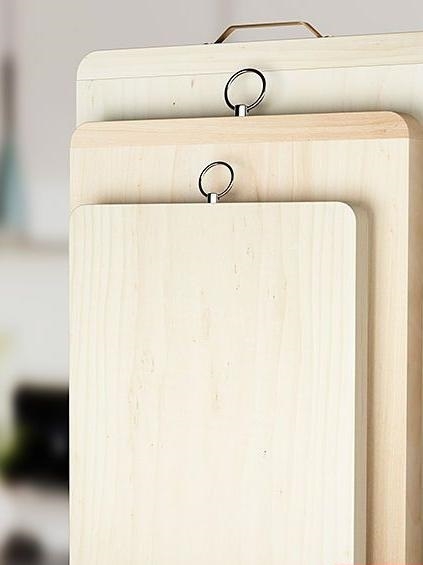 Дъска за рязане от върбово дърво, масивна дървена дъска за кухня