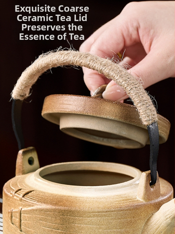 Керамично комплект за варене на чай SK280 — преносим, термоизолиран, със съхранение, за 3–5 човека