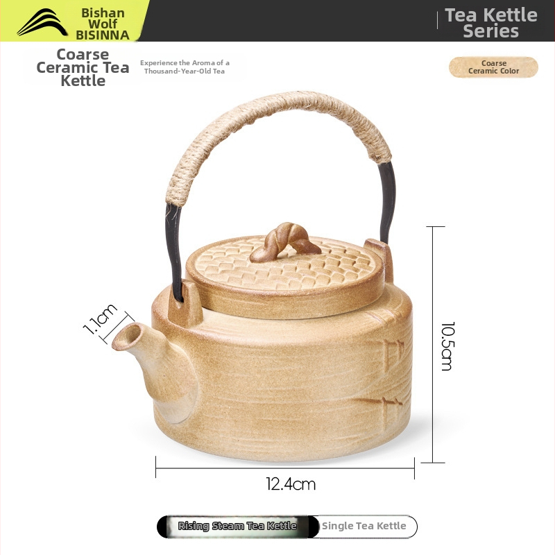 Керамично комплект за варене на чай SK280 — преносим, термоизолиран, със съхранение, за 3–5 човека