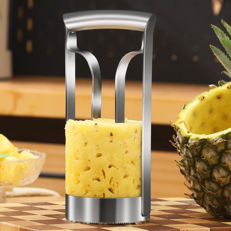 Ananas gulilac i uklanjanje očiju, rezač srži, kuhinjski alat od nehrđajućeg čelika 430