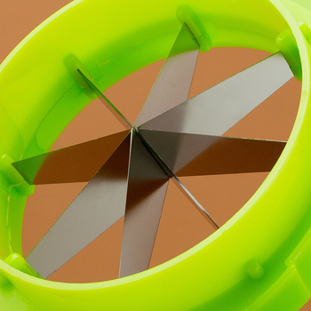 Уред за рязане на ябълки и лимони, изработен от неръждаема стомана и ABS, многофункционален кухненски режещ инструмент за плодове и зеленчуци, с печат на лого