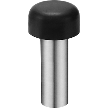 Stoper za vrata, vrh gljiva, od nehrđajućeg čelika 304, brušeni završetak, zaštita od sudara, dvostruka montaža na pod ili zid