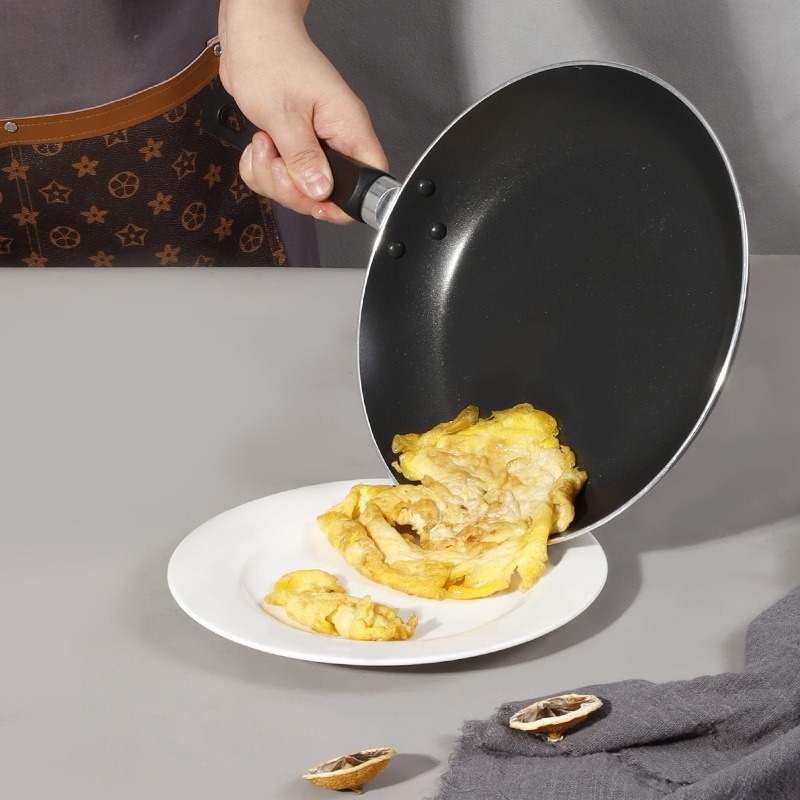 24 cm nelepiva tava za kućnu upotrebu, idealna za jaja, palačinke i steak, kompatibilna s indukcijskim i plinskim štednjacima