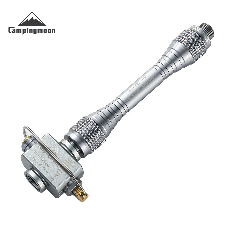 Coleman Z25+Z15 къмпинг комплект: газова горелка за канистер, дълъг газов маркуч, клапан за отпускане на налягането, лампена стойка и удължителна пръчка