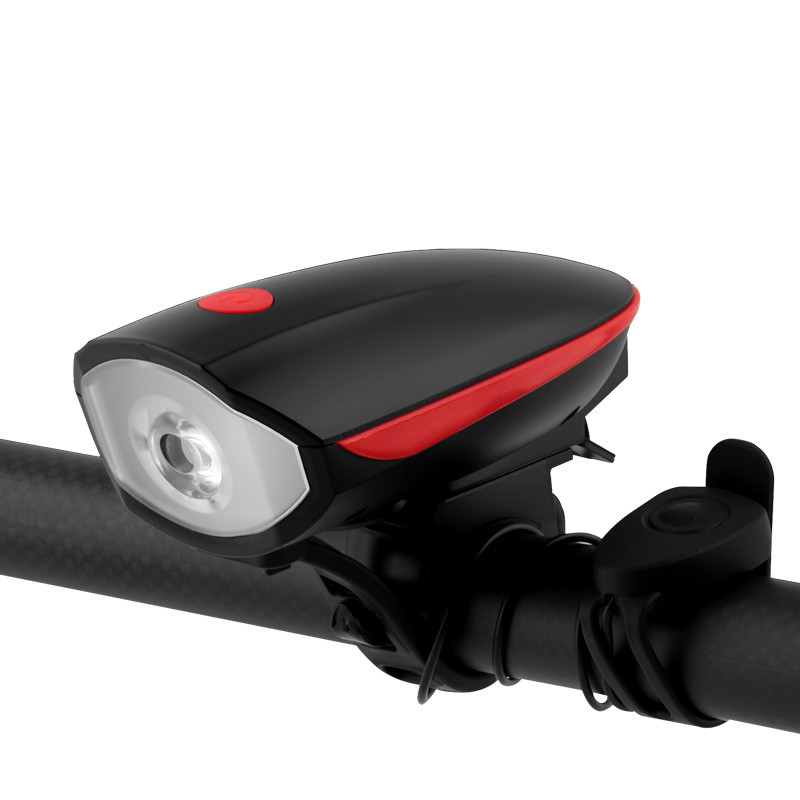 Prednje svjetlo za bicikl s rogom, USB-C punjenje, montaža remenjem, marka WOTI