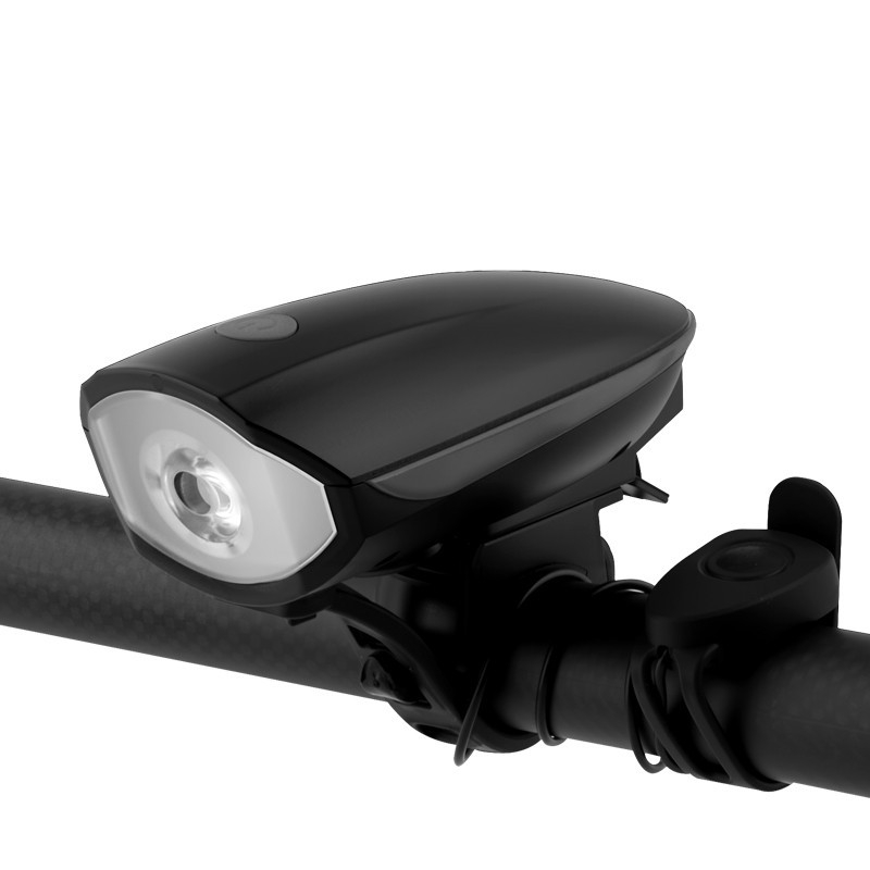 Prednje svjetlo za bicikl s rogom, USB-C punjenje, montaža remenjem, marka WOTI