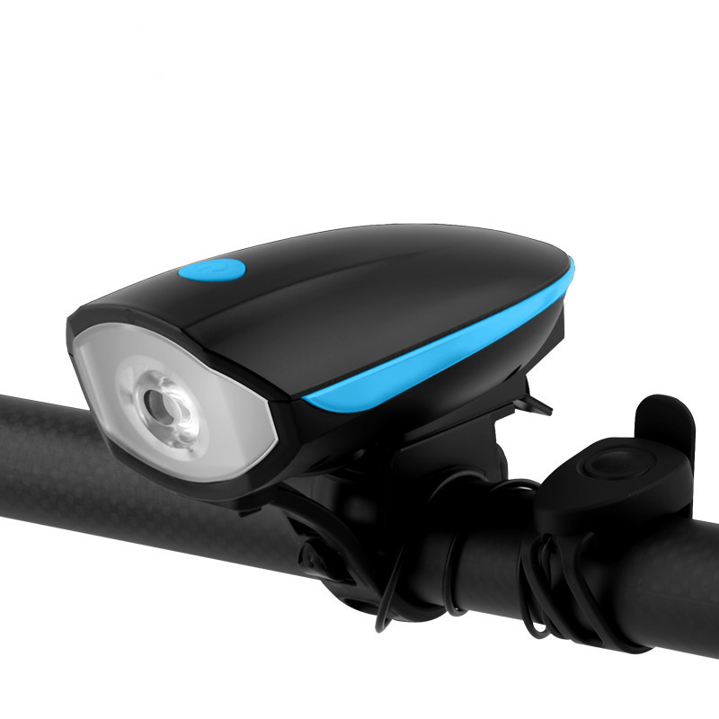 Prednje svjetlo za bicikl s rogom, USB-C punjenje, montaža remenjem, marka WOTI