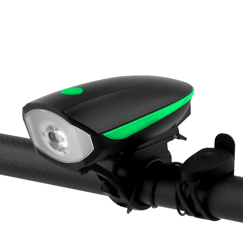 Prednje svjetlo za bicikl s rogom, USB-C punjenje, montaža remenjem, marka WOTI