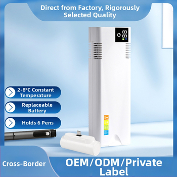 Polovodičová automobilová chladnička, objem do 5 l, hmotnosť 1 kg, výkon 12 W, napätie 5 V, prevádzková teplota 0–18 °C