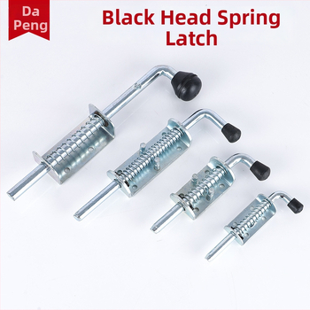 Težak zasun s opružnim mehanizmom, željezo-cinkova legura, automatsko vraćanje, model 130.160.220.260