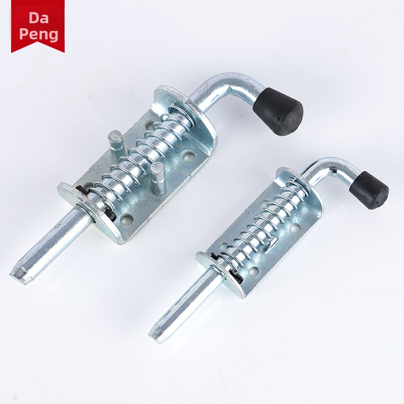 Težak zasun s opružnim mehanizmom, željezo-cinkova legura, automatsko vraćanje, model 130.160.220.260