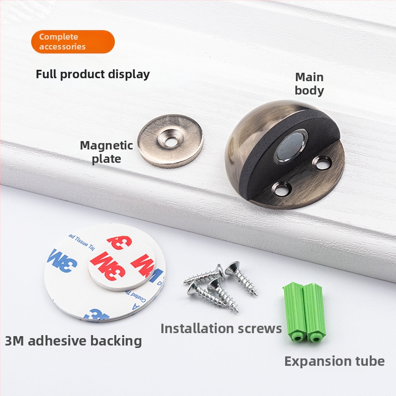 Top Valley Turtle Top magnetski držač za vrata, model Turtle Top Door Suction, materijal nehrđajući čelik, podni montaža, stil moderni minimalizam