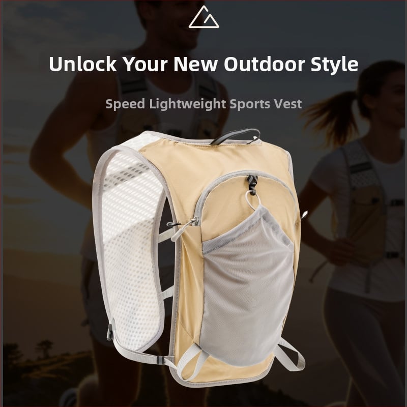 Планинарска раница - ултралека нейлонова, унисекс, дишаща, износоустойчива, с извити презрамки за намаляване на натоварването, подходяща за планински туризъм