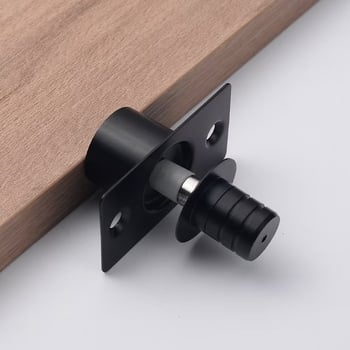 Скрит подов всмукващ държач за врата – подово монтиран, ръчно управление, материал: 304 неръждаема стомана и мед, електроплакиран финиш