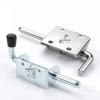 Industrijski teški opružni zasun za ormariće – Tf-345; Materijal: nehrđajući čelik/željezo; Obrada površine: vibracijska/elektroplakiranje; Marka Hedibos