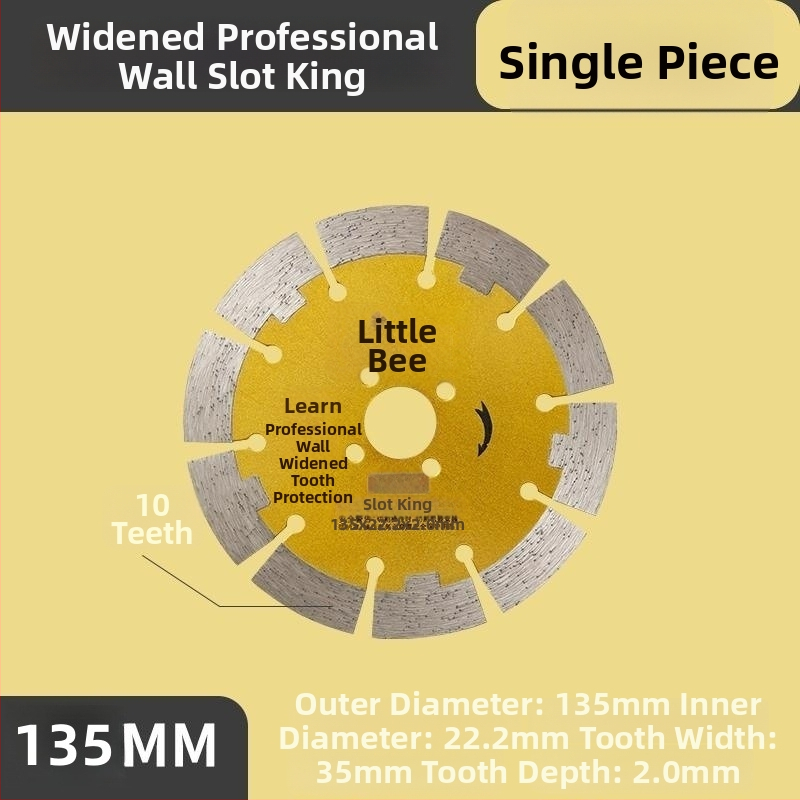 Little Bee dijamantni disk za rezanje, s utorima, za armirani beton, vezan metalnim legurama