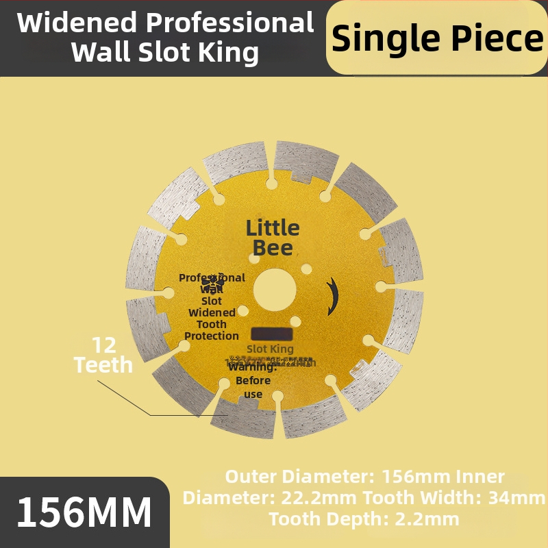 Little Bee dijamantni disk za rezanje, s utorima, za armirani beton, vezan metalnim legurama
