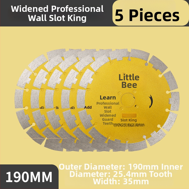Little Bee dijamantni disk za rezanje, s utorima, za armirani beton, vezan metalnim legurama