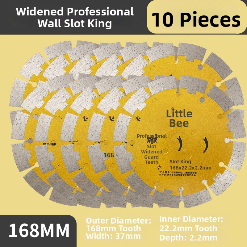 Little Bee dijamantni disk za rezanje, s utorima, za armirani beton, vezan metalnim legurama