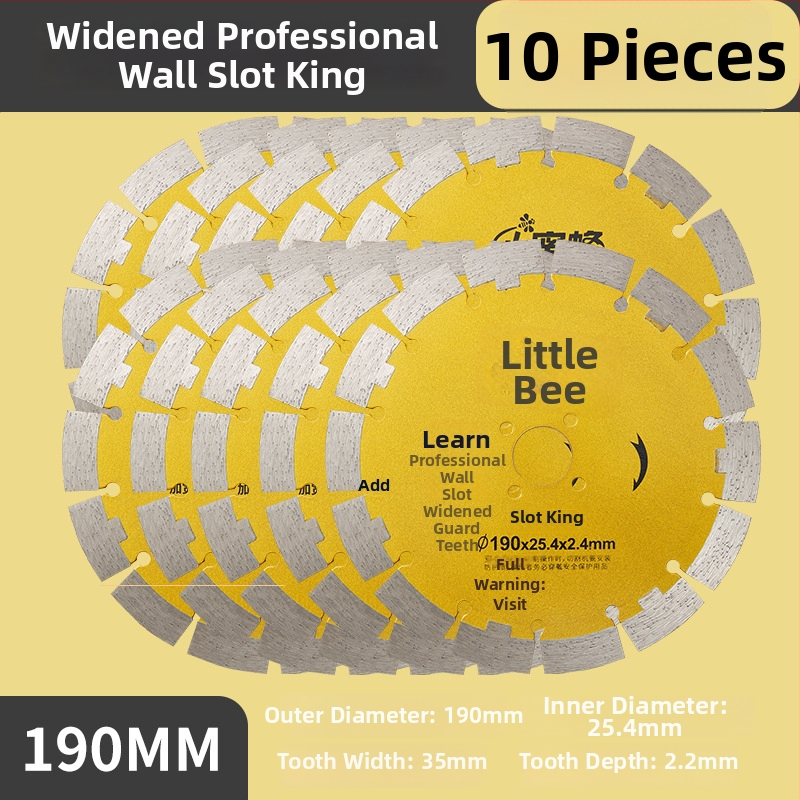 Little Bee dijamantni disk za rezanje, s utorima, za armirani beton, vezan metalnim legurama