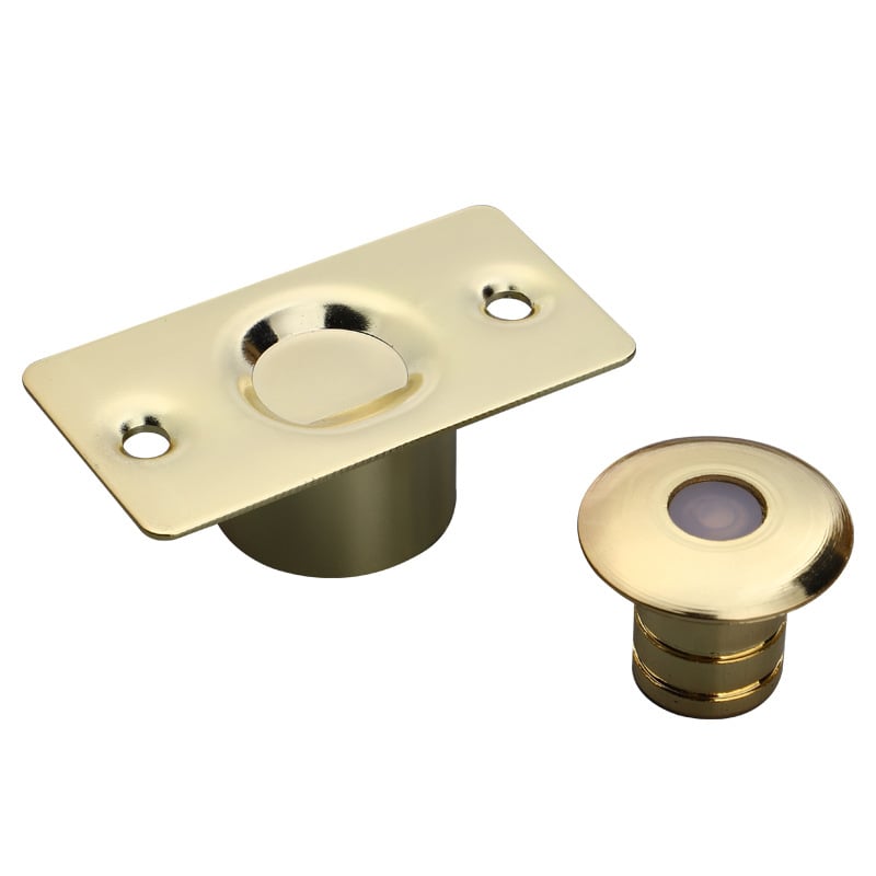 Скрита магнитна подпора за врати — неръждаема стомана, подов монтаж, скрита конструкция, модел 88110