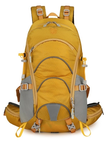 Раница за туризъм 20L за къмпинг и хайкинг, дишаща, водоустойчива, нейлонова, унисекс, с въздушни подпори на презрамките