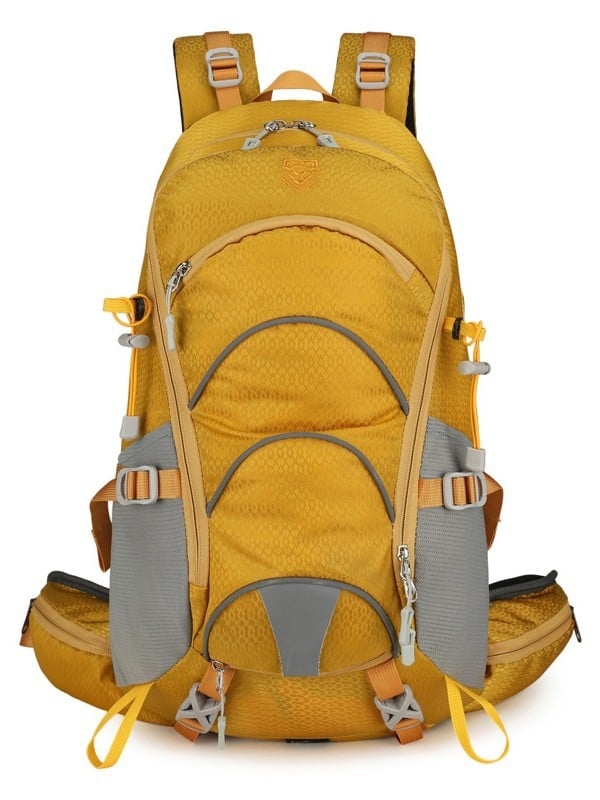 Раница за туризъм 20L за къмпинг и хайкинг, дишаща, водоустойчива, нейлонова, унисекс, с въздушни подпори на презрамките