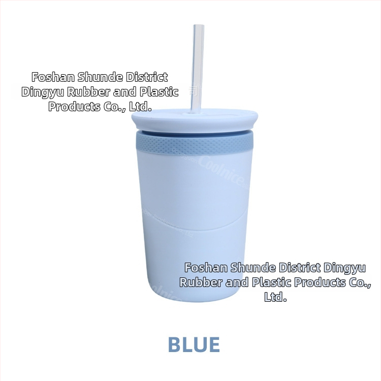 Dvojstenný pohár z nehrdzavejúcej ocele a silikónu, udržiava studené nápoje, možnosť vlastného loga