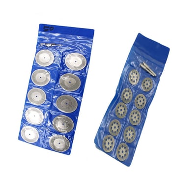 Ηλεκτροπλατιωμένοι διαμαντοδίσκοι κοπής, μικρού μεγέθους, για νεφρίτη και παρόμοια υλικά, μέγιστη ταχύτητα 20000