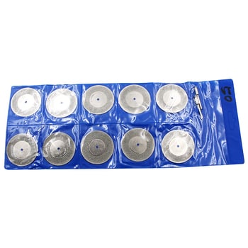 Ηλεκτροπλατιωμένοι διαμαντοδίσκοι κοπής, μικρού μεγέθους, για νεφρίτη και παρόμοια υλικά, μέγιστη ταχύτητα 20000