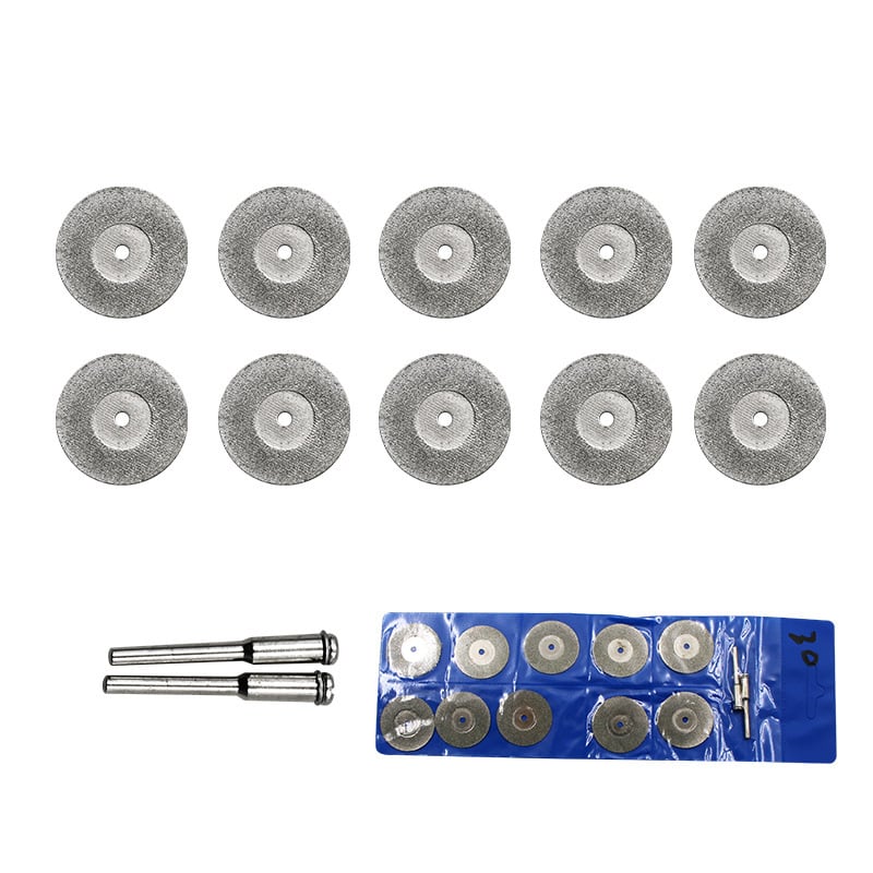 Ηλεκτροπλατιωμένοι διαμαντοδίσκοι κοπής, μικρού μεγέθους, για νεφρίτη και παρόμοια υλικά, μέγιστη ταχύτητα 20000