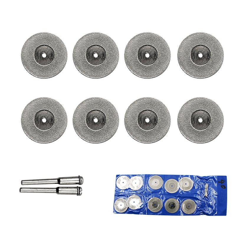 Ηλεκτροπλατιωμένοι διαμαντοδίσκοι κοπής, μικρού μεγέθους, για νεφρίτη και παρόμοια υλικά, μέγιστη ταχύτητα 20000