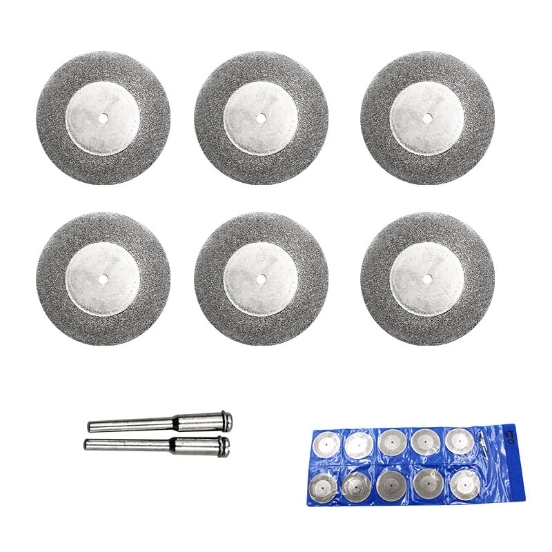 Ηλεκτροπλατιωμένοι διαμαντοδίσκοι κοπής, μικρού μεγέθους, για νεφρίτη και παρόμοια υλικά, μέγιστη ταχύτητα 20000